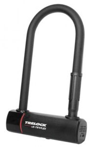 Trelock Bügelschloss mit Halter ZB 401 U5 Mini Flex, 83-178mm, Ø15mm, schwarz