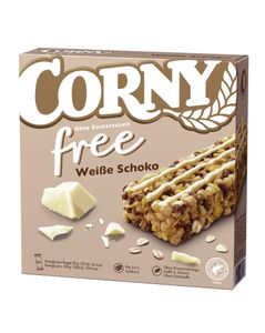 Müsliriegel FREE Weiße Schokolade von Corny, 6x20g