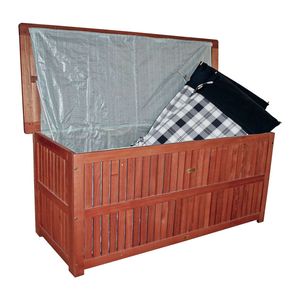Garden Pleasure Auflagenbox Garten Box Truhe Auflagen Kissenbox Eukalyptus Holz