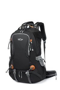 Mofut 40L Großer Wanderrucksack mit Rückenbelüftung, Wasserdicht Multifunktionaler Daypack für Radfahren Reisen Klettern Sport, mit Regenschutz für Outdoor Reisen Camping Trekking