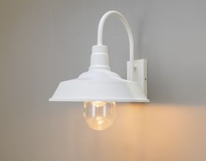 Konstsmide 7354-250 Trapani Wandl. E27 mit Klarglas weiss