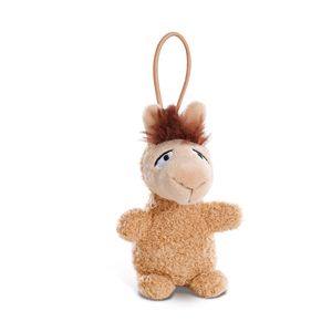 NICI LED Plüsch-Handtaschenanhänger Lama Luis (braun, 9cm)