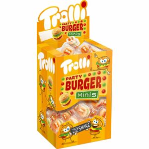 Trolli Party Burger Minis Schaumzucker und Fruchtgummi 80x10g 800g