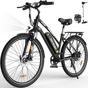 E-Bike 28 Zoll Elektrofahrrad, 250W/36V/12Ah 432 Wh, MTB,7 Gang, 25km/h, Heckmotor, Kettenschaltung, LCD Display, Herren/Damen 170 - 190 cm