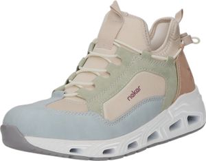 Rieker Damen Sneaker 4061811379309, 4061811379316, 4061811379323, 30319-37, 30319-38, 30319-39, 30319-40, 30319-41, 30319-42, 30319-43 RIE-N5254 sky/crema/pistazie 41 [Schuhe Frau]