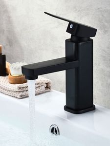 Schwarz Wasserhahn Bad Einhandmischer Waschtischarmaturen, Wasserhahn Aufsatzwaschbecken für Badezimmer