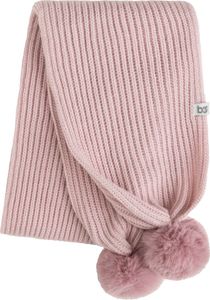 Baby's Only Schal mit pompon Cool - Alt Rosa - 3-8 Jahre - 100% Polyacryl