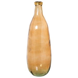 Bodenvase Alexandra House Living Braun Gold Kristall 25 x 25 x 70 cm