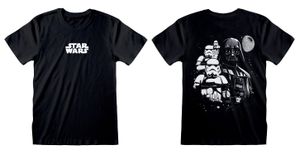 Star Wars T-Shirt XXL Schwarz Uni Collage (Front & Back)