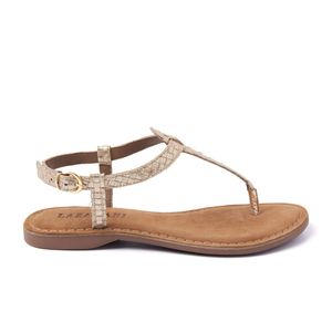 Lazamani Ruby Damen Sandalen Gold Größe 43