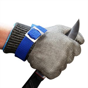 Schnittfeste Handschuhe küche, Level 5 Schutz Schnittschutzhandschuhe Kettenhandschuh Metzger Handschuhe Austernhandschuh für Mandolinenschneiden, Fleischschneiden und Holzschnitzen (L*1)