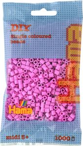 HAMA-Perlen Pastellpink 1000Stück, 1Beutel
