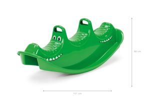 Dantoy Kinderschaukel für 3 Personen L: 101 cm – Krokodil