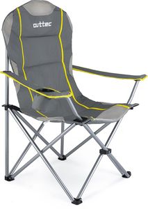 Outtec® Kempingová stolička - do 130 kg - držiak na pohár a taška na prenášanie - Rybárska stolička, skladacia stolička, záhradná stolička, ľahká kempingová stolička, plážová stolička