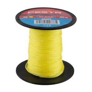 sznurek murarski 50m 1mm żółty sznurek murarski 50m 1mm żółty