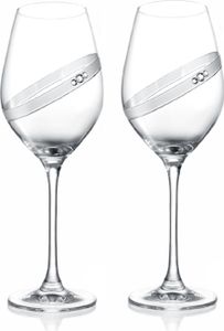 B.Bohemian Poháre na víno SPARKLING RING 360 ml 2ks