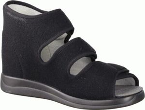 Hoher Verbandschuh Liromed 479-Z1, Schwarz, Textil, NEU - Herrenschuhe Prophylaxe Diabetiker, Schwarz