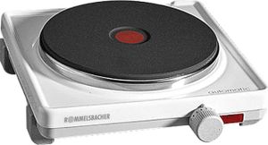 Einzelkochplatte AK 2080, Gussheizplatte, feueremailliertes Gehäuse, stufenlose Temperaturregelung, 2000 Watt