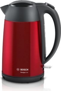 Bosch TWK3P424 DesignLine Rot-Schwarz Elektro-Klein, Wasserkocher, 1,7 L, 2400 W