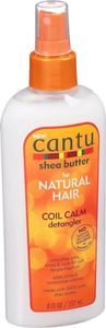 Cantu Shea Butter Coil Calm Detangler bezoplachová péče pro snadné rozčesávání vlasů 237 ml