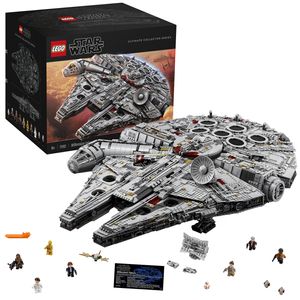 LEGO 75192 Star Wars Millenium Falcon großes Bauset für Teenager und Erwachsene