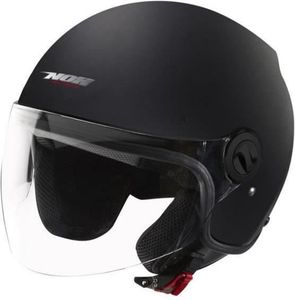 Mattschwarzer Jethelm – ECE 22.06-Zulassung – Motorradhelm XS – Moped-Helm – Moped-Roller-Helm – Roller-Helm XS