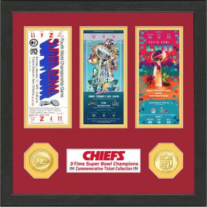 Obraz monety z biletem na Super Bowl Championship Kansas City Chiefs