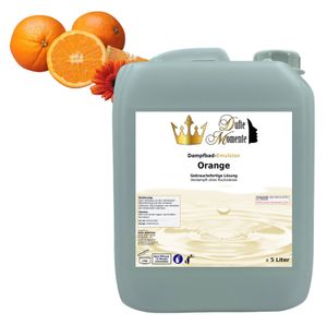 Dampfbad Emulsion Orange - 5 Liter - gebrauchsfertig für Dampfbad, Dampfdusche, Verdampferanlagen
