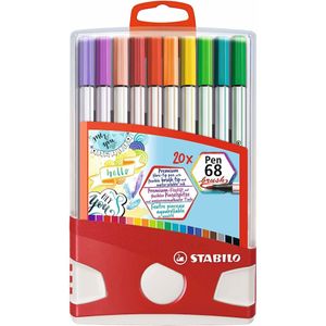 STABILO Pinselstift Pen 68 brush 20er ColorParade Filzstift