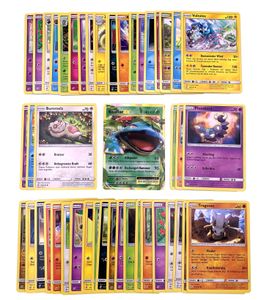 50 Pokemon Karten - 1 GX oder V Karte ist enthalten! Deutsch