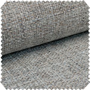novely® MUDAU - Grob Gewebter Polsterstoff - Melierter Möbelstoff mit Flachgewebe - Pflegeleichte Meterware 1lfm - Farbe: DH-11 Graphit Beige