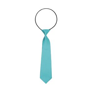 Oblique Unique Kinder Krawatte Schlips gebunden dehnbar - türkis