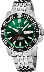 Festina Edelstahl Herren Uhr Armbanduhr silber Casual D2UF20661/2 Festina Edelstahl Herren Uhr Armbanduhr silber Casual D2UF20661/2