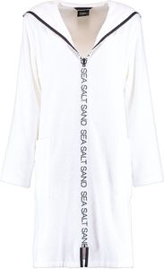 Cawö Damen-Kurzmantel mit Kapuze und Reißverschluss 3101 Farbe weiß Größe XS