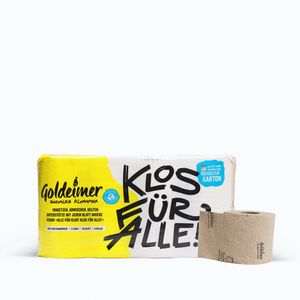 Goldeimer Toilettenpapier - 56 Rollen - 100 % recycelt - das soziale Klopapier