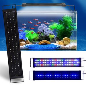 Lumiereholic 60CM LED Aquarium Beleuchtung Aufsetzleuchte  Licht Tank Aquarium Lampe,Vollspektrum, Für 60-80cm Aquarium