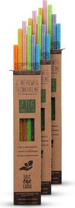 Trinkhalme Kunststoff Party Set (18er Pack + 3 Reinigungsbürsten) 21cm - wiederverwendbarer Plastikstrohhalm - nachhaltig und Umweltfreundlich