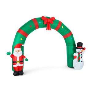 Merry Welcome aufblasbare Weihnachtsdeko Tor 250cm LED