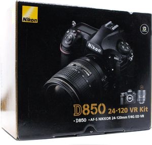 Nikon D850 + AF-S 24-120 mm 1:4G ED VR, 45,7 MP, 8256 x 5504 Pixel, CMOS, 5x, 4K Ultra HD, Schwarz