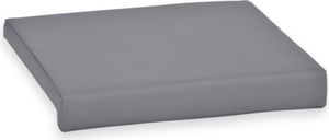Klemmkissen Sitzkissen 1 Leiste 35cm Klemmtiefe Kunstleder verschiedenen Farben ca. B 40cm x T 35cm / 38cm x H 6cm, Farbe:taupe