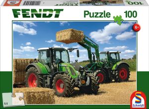 100 Teile Schmidt Spiele Kinder Puzzle Fendt 724 und 716 Vario Frontlader 56256