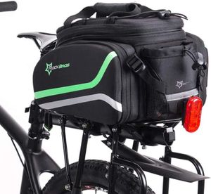 ROCKBROS Fahrrad Gepäckträgertasche Fahrradtasche für Gepäckträger mit Regenschutz, 17-35L