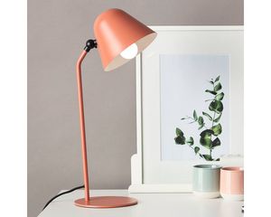 BRILLIANT Lampe Connie Tischleuchte terracott1x D45, E14, 25W, geeignet für Tropfenlampen nicht enthalten | Mit Schnurzwischenschalter | Kopf schwenkbar