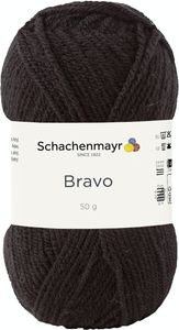 Schachenmayr Bravo, 50g Schwarz Handstrickgarne