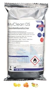 MAIMED MyClean DS Desinfektionstücher Nachfüllpackung neutral 1 Pack à 120 Tücher