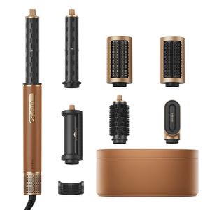 DREAME AirStyle Pro, 7-in-1-Hairstyler, Schnelltrocknend, 2 Lockenaufsätze, Volumen für das Haar, glättende Bürste, Frizz-Reduzierung, Lederset
