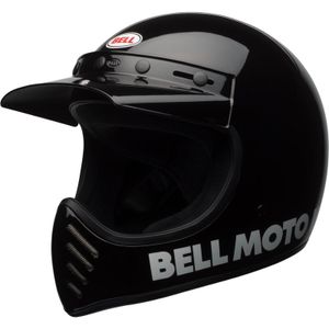 Bell Moto-3 Classic Motocross Helm (Black,XS (53/54))