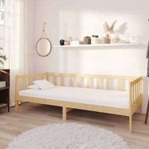 Prolenta Premium  Tagesbett mit Matratze 90x200 cm Kiefer Massivholz
