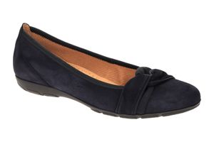 Gabor 04.165 Ballerinas - Damen Halbschuhe - Slipper blau Elegant NEU