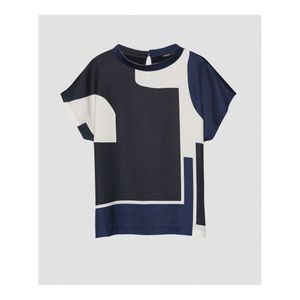 Someday T-Shirt Damen Kenita print Größe 38, Farbe: 60018 ocean